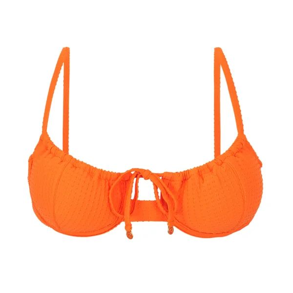 Top Dots-Orange Balconet-Tie