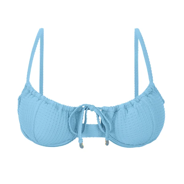 Top Dots-Sky Balconet-Tie