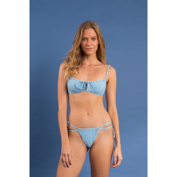 Top Dots-Sky Balconet-Tie