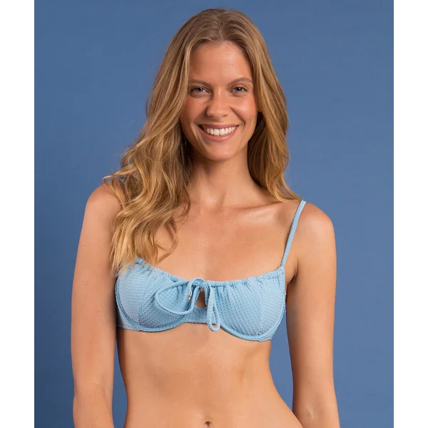 Top Dots-Sky Balconet-Tie