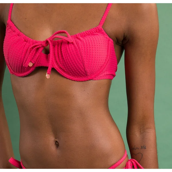 Top Dots-Virtual-Pink Balconet-Tie