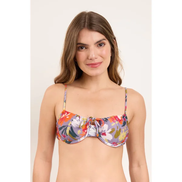 Top Garden-Flower Balconet-Tie