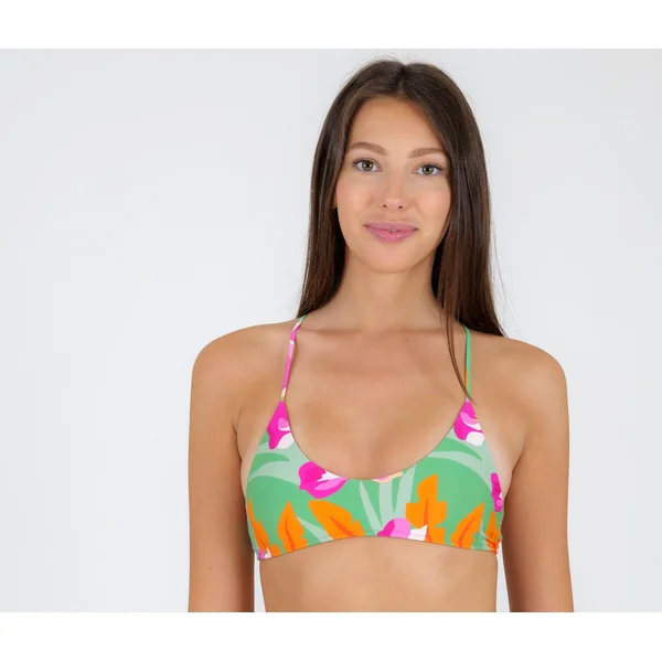 Top Green-Bloom Bralette