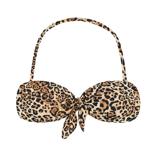 Top Leopardo Bandeau