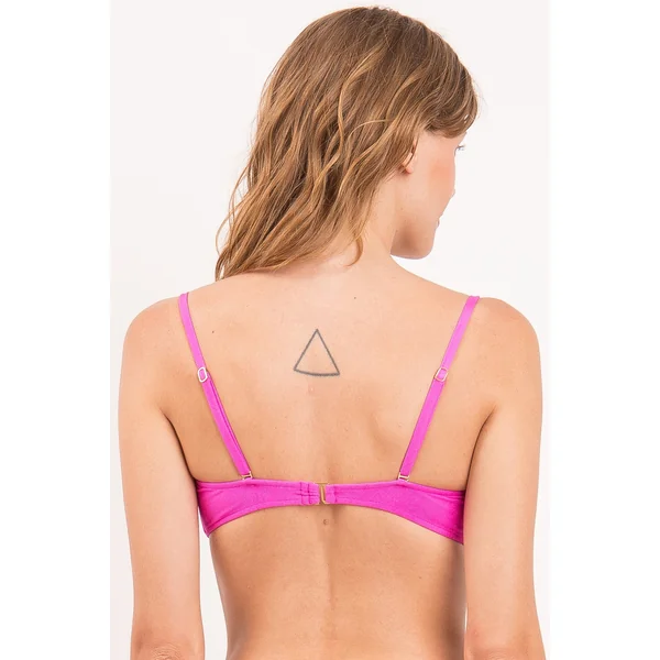 Top Malibu-Rosa Bandeau-Duo