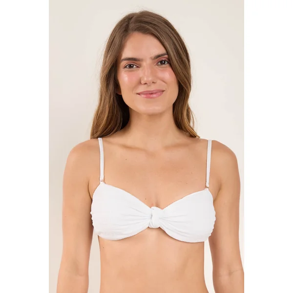 Top Memphis-White Bandeau-Joy
