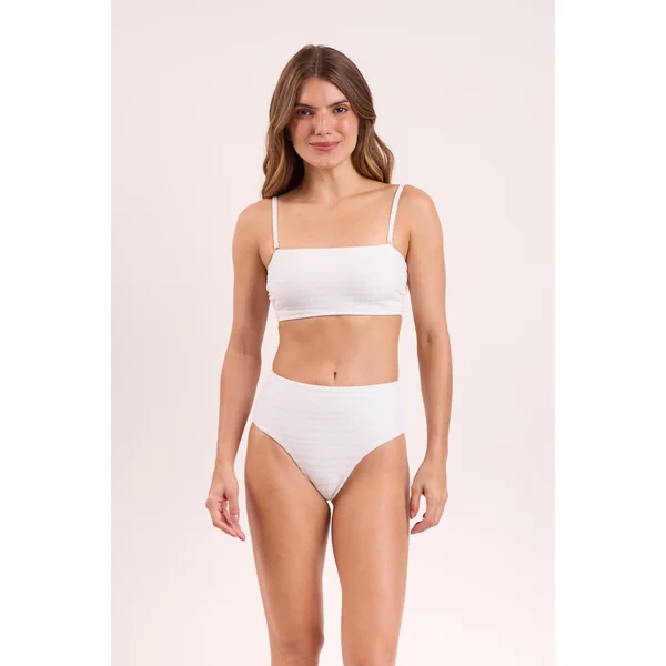 Top Memphis-White Bandeau-Reto