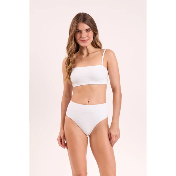 Top Memphis-White Bandeau-Reto