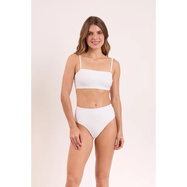 Top Memphis-White Bandeau-Reto