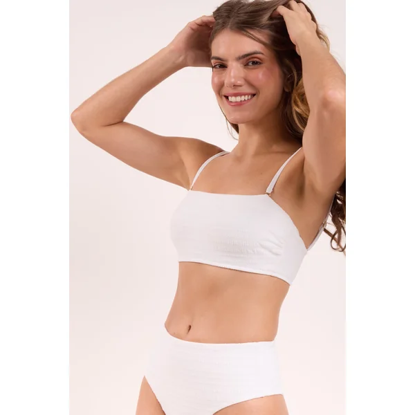 Top Memphis-White Bandeau-Reto