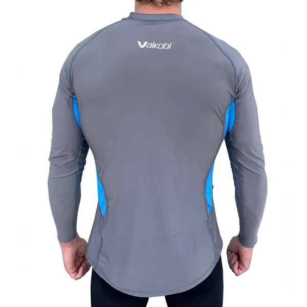 Top ML VCOLD BASE Sous couche thermique gris bleu VAIKOBI