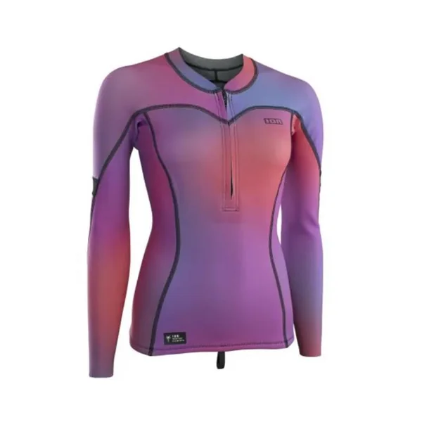 Top néo zip femme ION 1.5mm 2023 Pink gradient