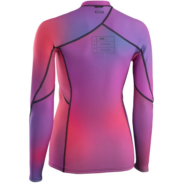 TOP NÉOPRENE FEMME ION 2/2 MANCHES LONGUES ROSE DARK
