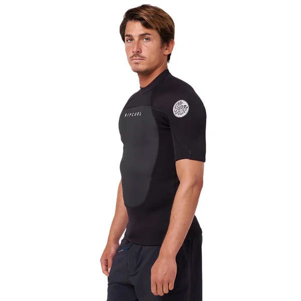 Top néoprène Rip Curl Omega 1.5mm manches courtes noir