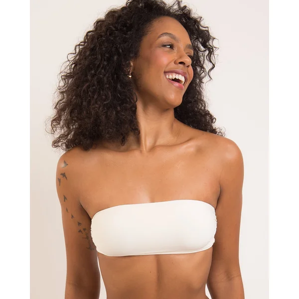 Top Off-White Bandeau-Reto