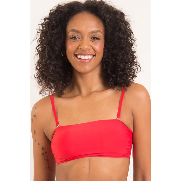 Top Rouge Bandeau-Reto