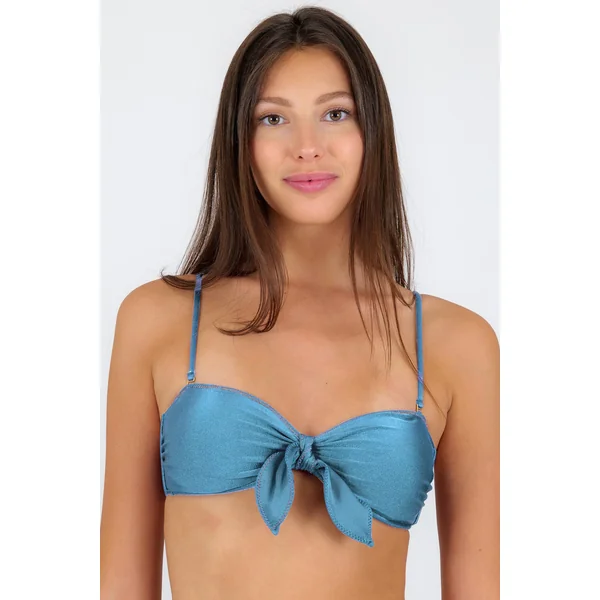 Top Shimmer-Baltic-Sea Bandeau-Knot