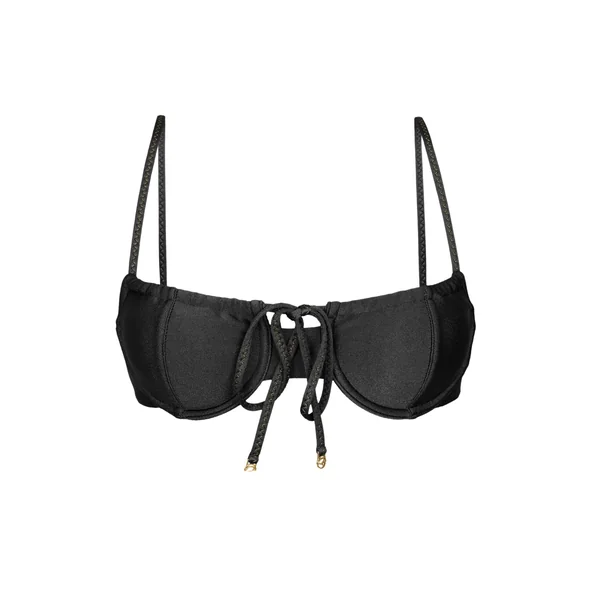 Top Shimmer-Black Balconet-Tie