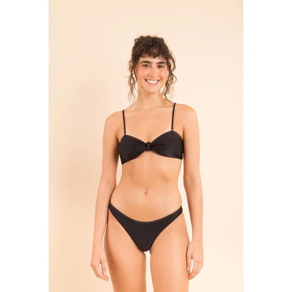 Top Shimmer-Black Bandeau-Joy