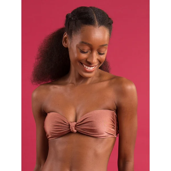 Top Shimmer-Copper Bandeau-Joy