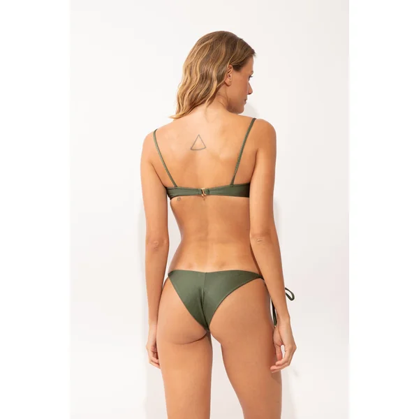 Top Shimmer-Croco Balconet-Tie