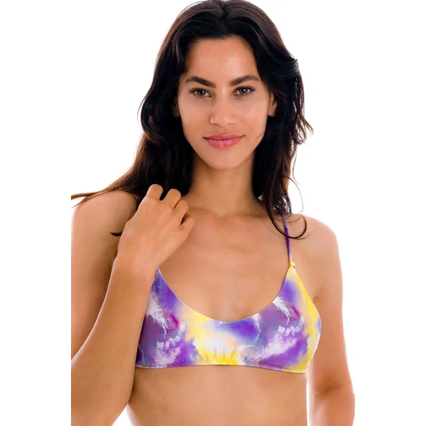 Top Tiedye-Purple Bralette