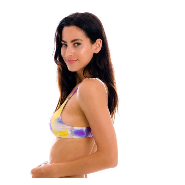 Top Tiedye-Purple Bralette