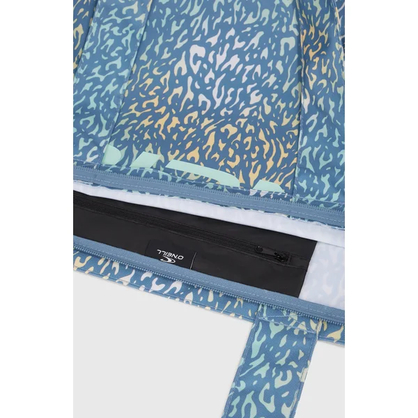 Tote bag Coastal Print | Yellow Animal Blur