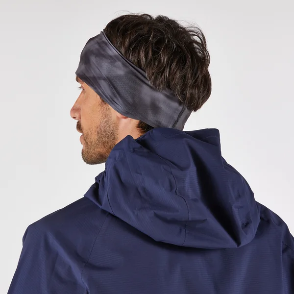 Tour de cou running chaud adulte - kiprun warm+V2 noir graph