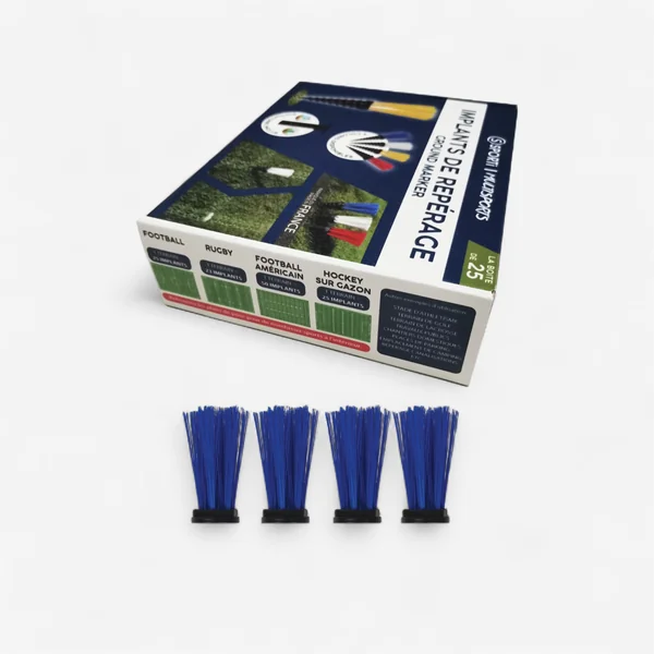 Traceur de lignes terrain Sportifrance - Kit de tracage 25 Plifix® Blanc