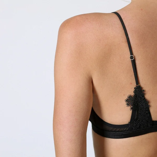 Triangle bi-maière dentelle
