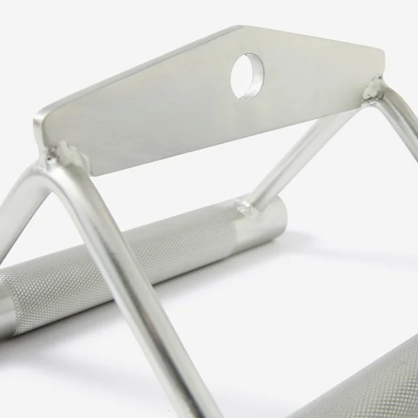 Triangle de tirage, musculation, revêtement métal avec stries