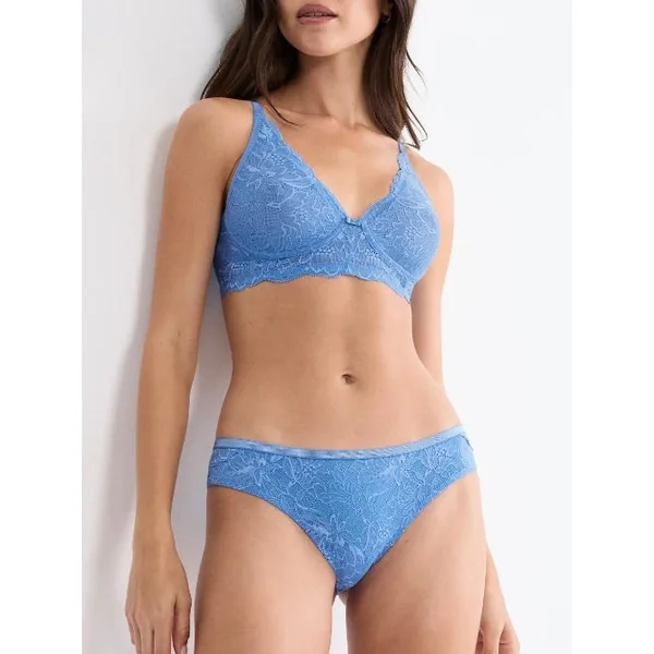 Triomphe Amourette Charm bleu slip brésilien