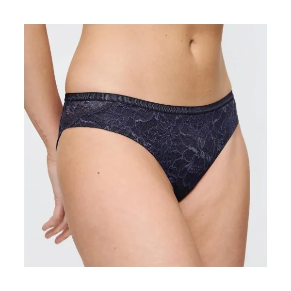 Triomphe Amourette Charm gris foncé slip brésilien