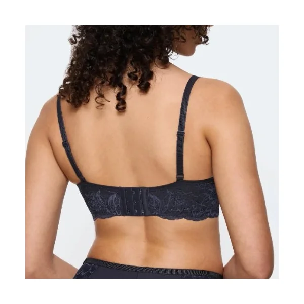 Triomphe Amourette Charm gris foncé soutien-gorge sans armatures en dentelle