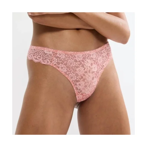Triomphe Amourette rose culotte string