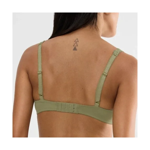 Triomphe Amourette vert olive soutien-gorge rembourré