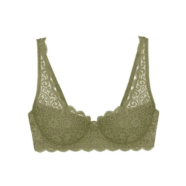 Triomphe Amourette vert olive soutien-gorge rembourré