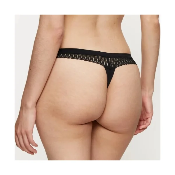 Triomphe Aura Spotlight noir culotte string