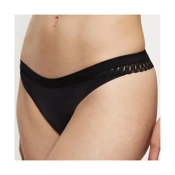 Triomphe Aura Spotlight noir culotte string