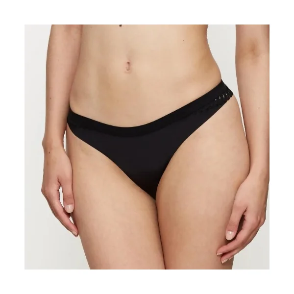 Triomphe Aura Spotlight noir culotte string