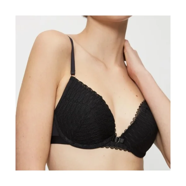 Triomphe Aura Spotlight noir soutien-gorge push up