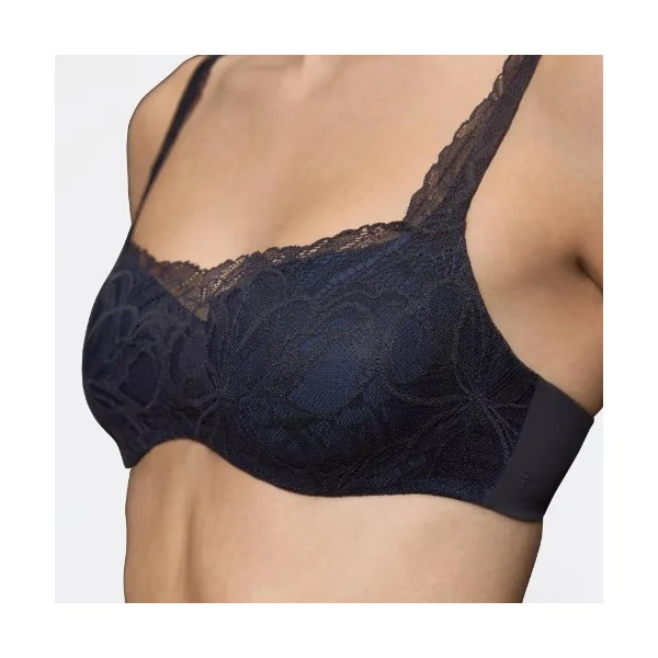 Triomphe Body Make-Up Illusion Lace noir soutien-gorge rembourré