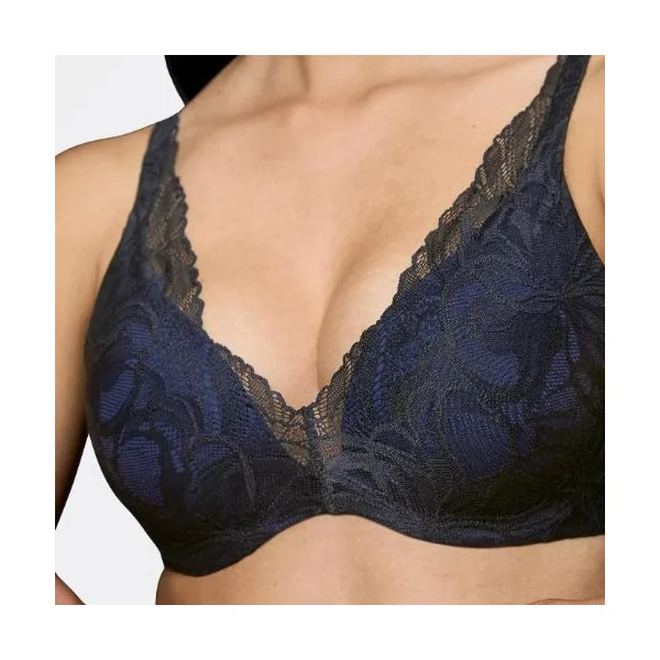 Triomphe Body Make-Up Illusion Lace noir soutien-gorge rembourré