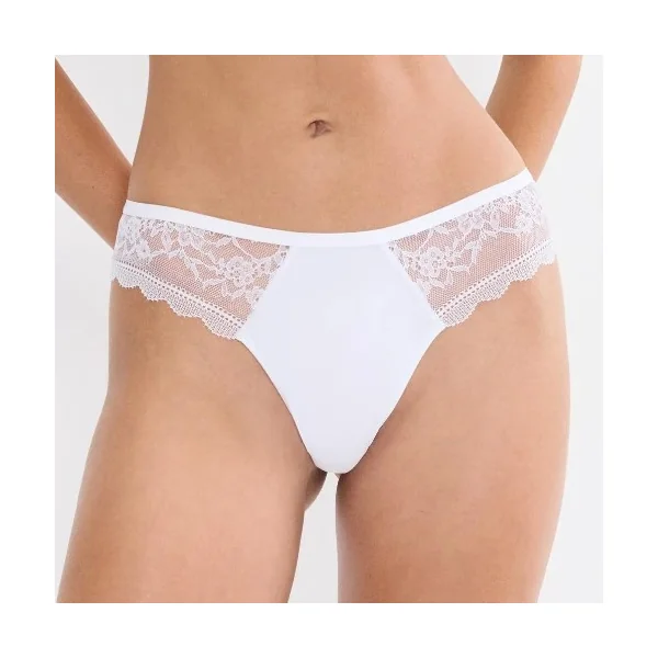 Triomphe Comfort Allure blanc culotte string