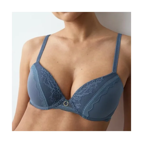 Triomphe Comfort Allure bleu soutien-gorge rembourré