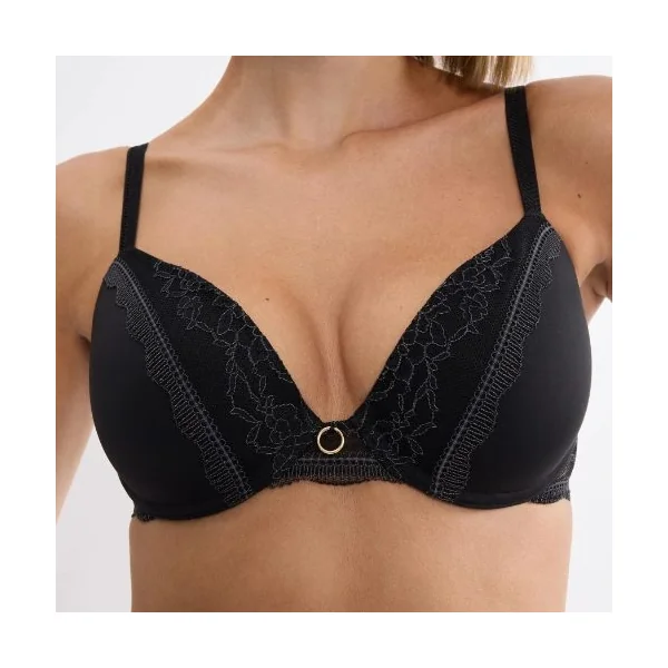 Triomphe Comfort Allure noir soutien-gorge rembourré