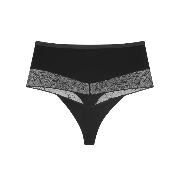 Triomphe Comfort Contour noir culotte string