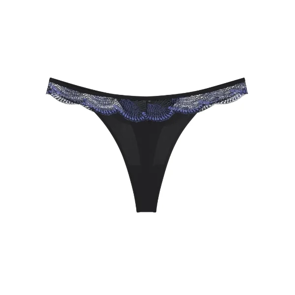 Triomphe Comfort Glam noir culotte string