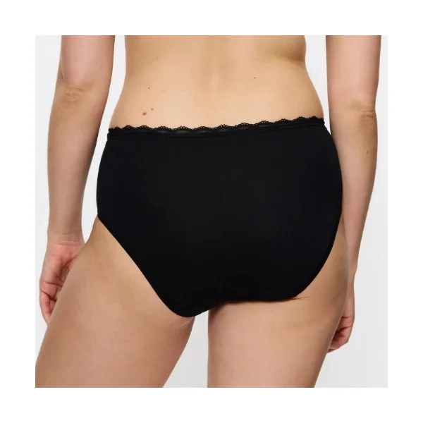Triomphe Feel of Cotton noir slip
